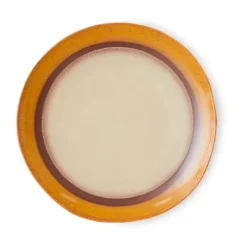 70's lautanen Ø27,5 cm 2-pakkaus, Coconut