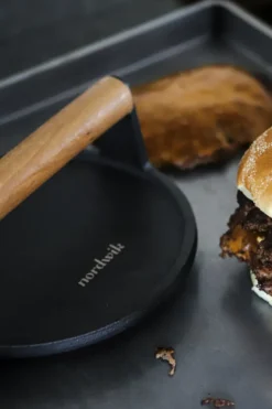 Smash Burger Hamburgeriprässi 18 cm, Valurauta
