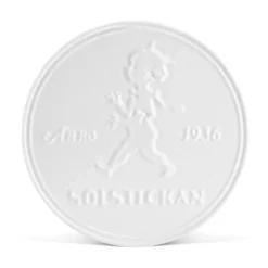 Solstickan pannunalunen Ø 19 cm, Valkoinen