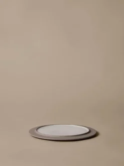 Sonae lautanen 2-pack, Harmaa-valkoinen, Ø25 cm