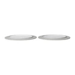 Sonae lautanen 2-pack, Harmaa-valkoinen, Ø22 cm
