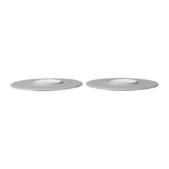 Sonae lautanen 2-pack, Harmaa-valkoinen, Ø22 cm