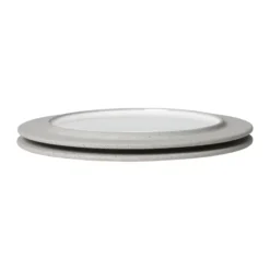 Sonae lautanen 2-pack, Harmaa-valkoinen, Ø22 cm
