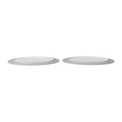 Sonae lautanen 2-pack, Harmaa-valkoinen, Ø28 cm