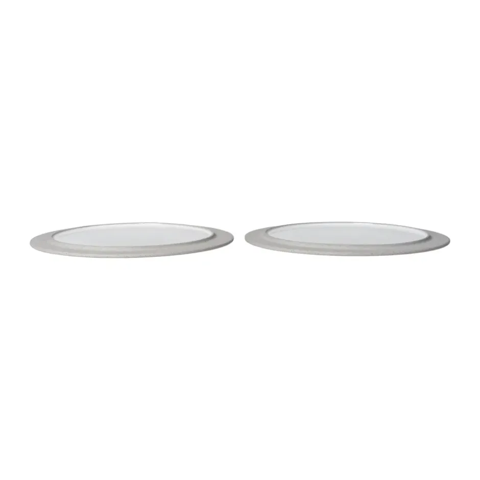 Sonae lautanen 2-pack, Harmaa-valkoinen, Ø28 cm