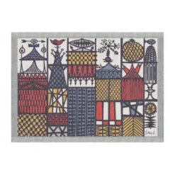 Stadsdel-tabletti 35x48 cm, Monivärinen