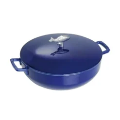 Staub bouillabaisse valurautapata, sininen