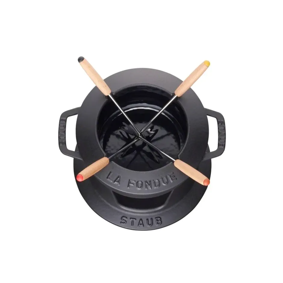 Staub fonduesetti, 1,1 l, musta