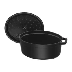 Staub La Cocotte ovaali pata valurauta 6,7 L, Musta