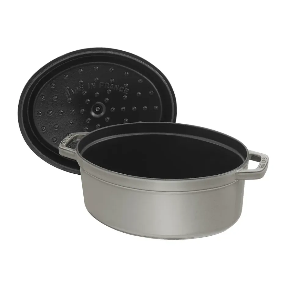 Staub La Cocotte ovaali pata valurauta 3,2 L, Grafiitinharmaa