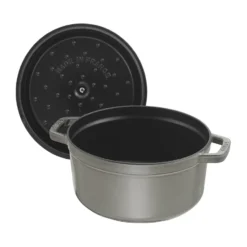 Staub La Cocotte pyöreä pata valurauta 2,6 L, Grafiitinharmaa