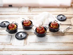 Staub La Cocotte pyöreä pata valurauta 0,25 L, Musta