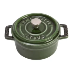 Staub La Cocotte pyöreä pata valurauta 0,25 L, Basilikanvihreä