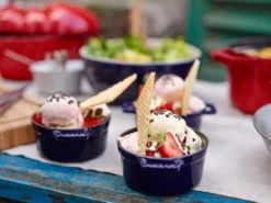 Staub La Cocotte pyöreä pata valurauta 0,25 L, Tummansininen