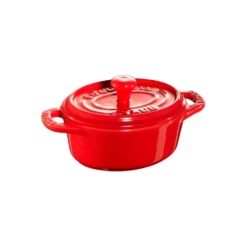 Staub ovaali minipata, 0,2 l, punainen