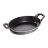 Staub ovaali uunivuoka valurauta 21 cm, Grafiitinharmaa