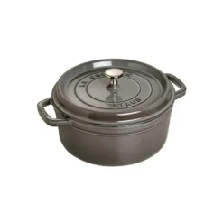 Staub pyöreä pata valurautaa, 3,8 l, harmaa