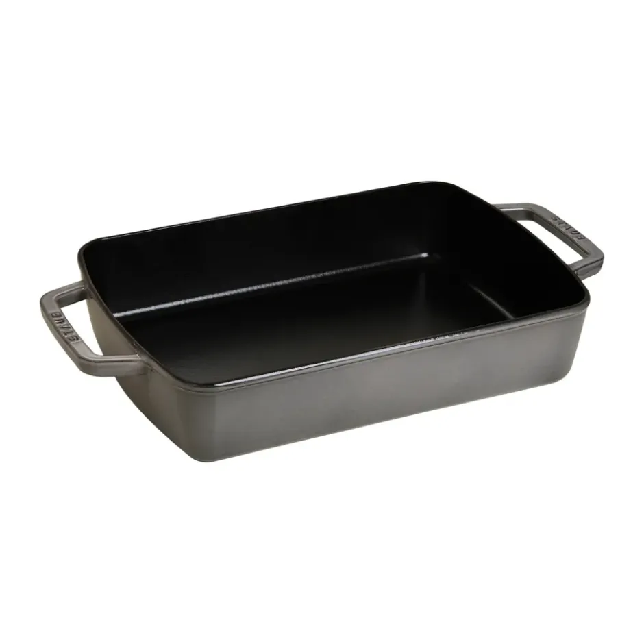 Staub Specialities uunivuoka 30x20 cm, Grafiitinharmaa