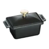 Staub Terrine uunivuoka valurauta musta, 15x11 cm