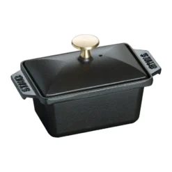 Staub Terrine uunivuoka valurauta musta, 15x11 cm