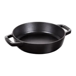 Staub traktööri pannun valurauta 2 kahvaa musta, Ø20 cm