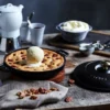 Staub uunivuoka valurauta kannella pyöreä Ø20 cm, Musta