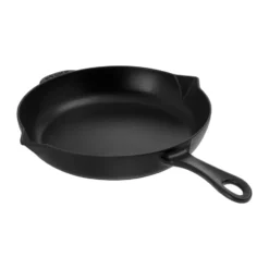 Staub valurautapannu kaatonokalla Ø26 cm, Musta