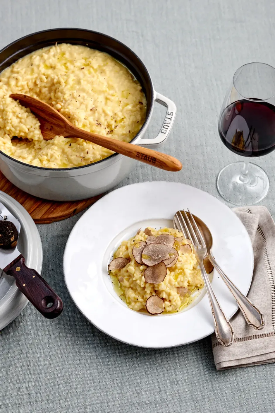 Staub White Truffle -pata, 6,7 l