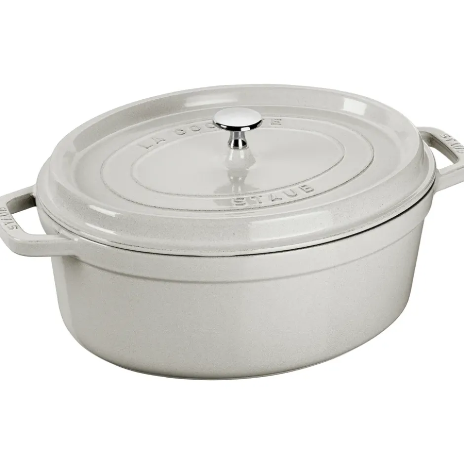 Staub White Truffle -pata, ovaali, 8 l