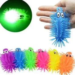 1 st. Blinkande Larv Stretchy Fidget