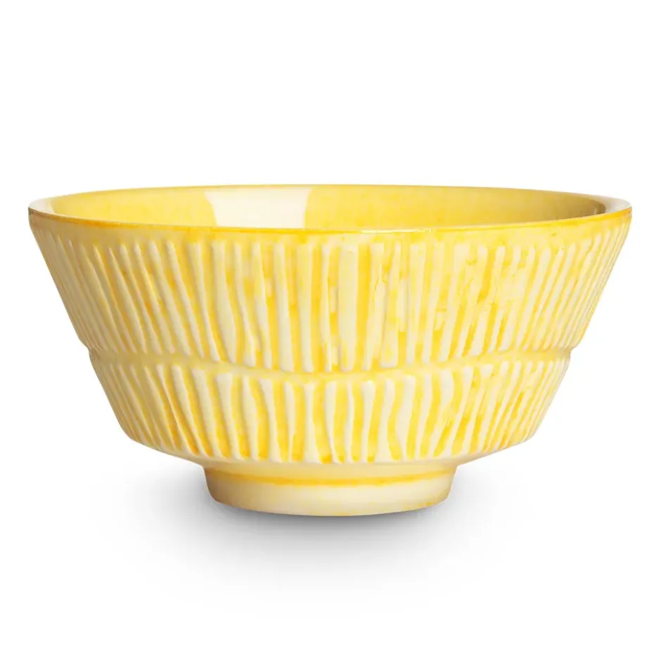 Stripes kulho 16 cm, Keltainen