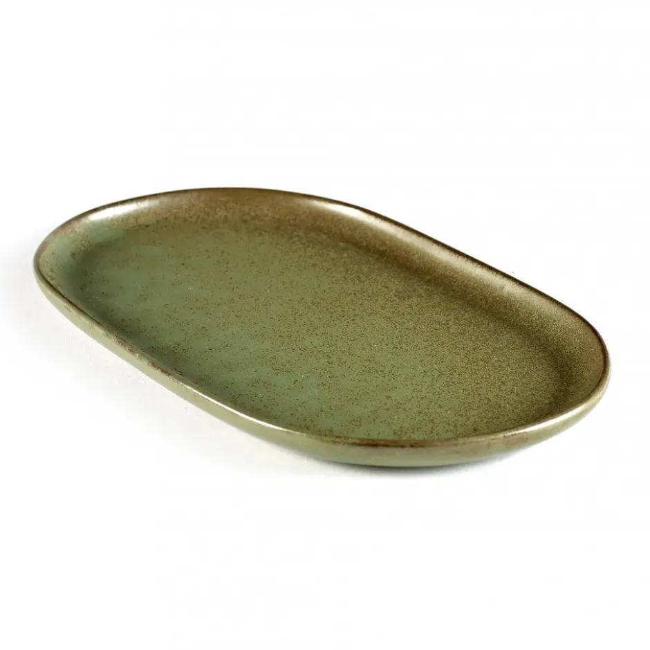 Surface tapaslautanen 15x25 cm, Camogreen