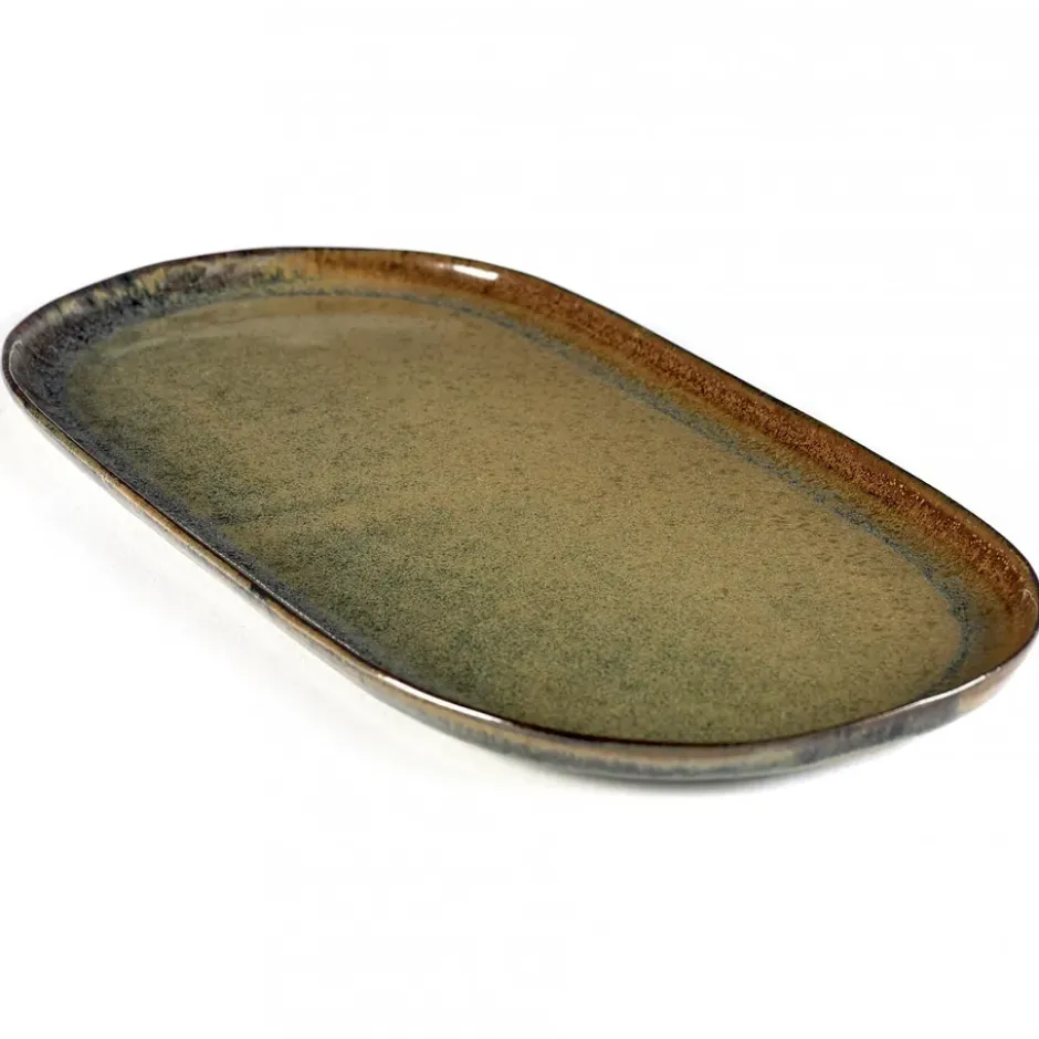 Surface tapaslautanen 17x35,5 cm, Indi grey
