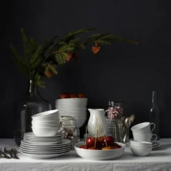 Swedish Grace kulho 60 cl 8-pakkaus - Lumi (valkoinen)