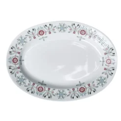 Swedish Grace Winter lautanen ovaali, valkoinen