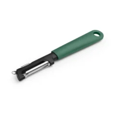 TASTY+ Swivel Food Peeler+Zester zestiraudalla/kuorimella, Fir Green