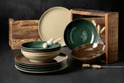 Terra lautanen Ø 17,7 cm 6-pakkaus, Moss Green