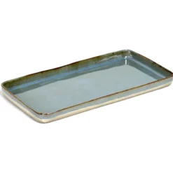 Terres de Rêves -lautanen 18x37 cm, Smokey blue