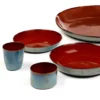 Terres de Rêves -leipälautanen 17,5 cm, Rust-smokey blue