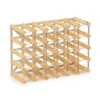 The Swedish Wine Rack Factory viiniteline 30 pullolle laajennettavissa, Vaalea tammi