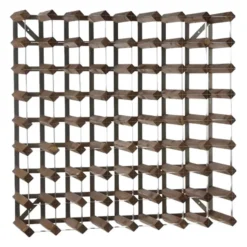 The Swedish Wine Rack Factory viiniteline 72 pulloa laajennettava, Tumma tammi