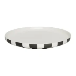 Toppu ruokalautanen Ø20 cm, Black-white