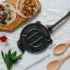 Tortillapaino valurauta 20 cm, Musta