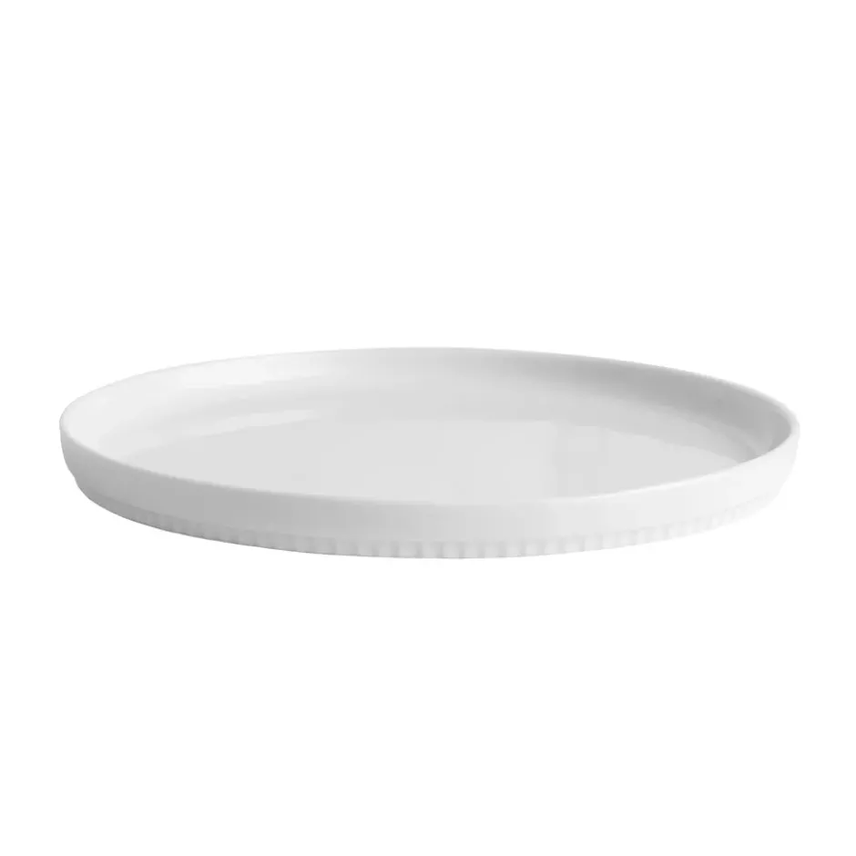 Toulouse lautanen, suora reuna, Ø 15,5 cm, Valkoinen