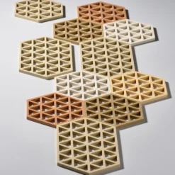 Triangles pannunalunen 14x16 cm, Khaki
