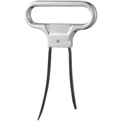 Vale lehtiavaaja korkkiruuvilla 11x6,4x1 cm, Musta–hopea