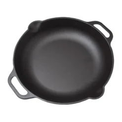 Victoria valurautainen paistinpannu kahdella kahvalla, emaloitu, Ø33 cm