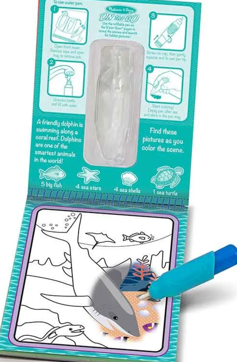 Water Wow Under the sea - I havet Melissa and Doug Målarbok