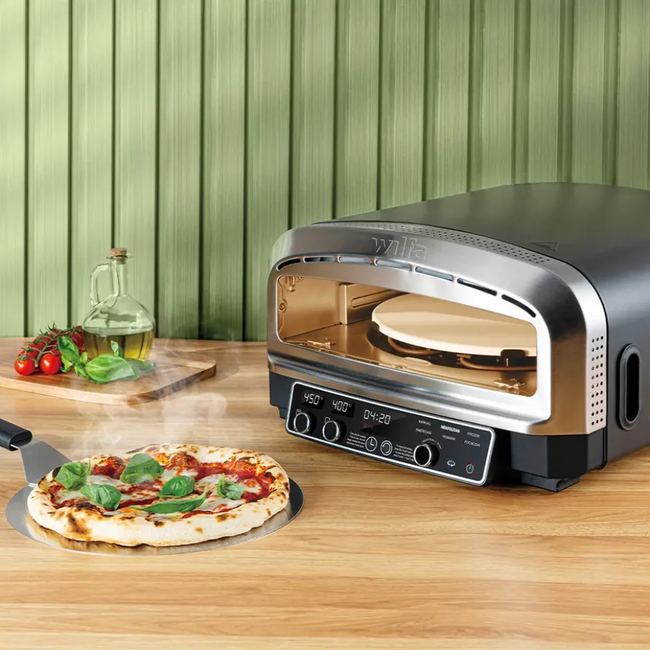 Wilfa Crust sähköpizzauuni PO2B-E2200, Harmaa