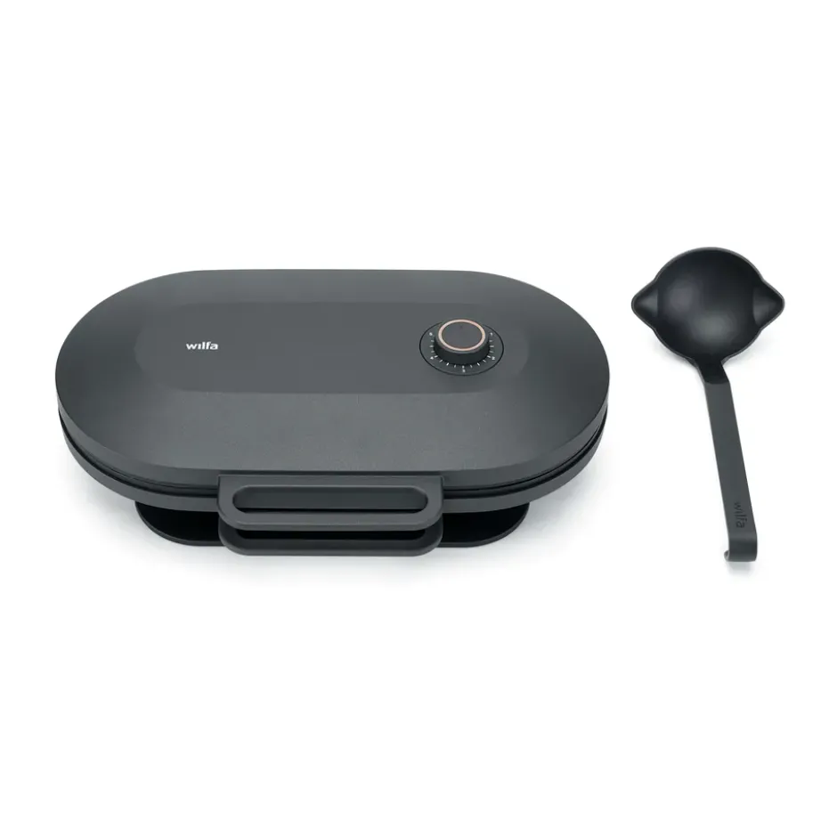Wilfa Joy vohvelirauta, tupla, Musta, 1500 W